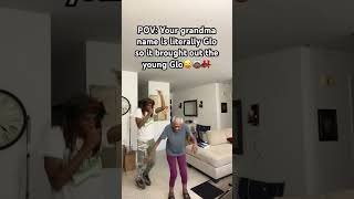 Grandma is about to turn me up!😂 Go Granny! Get em granny #dance #granny #mom #tiktokshorts #granny3