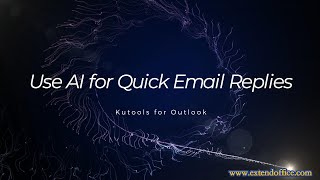 Using AI for quick replies in outlook