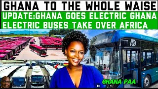 GHANA GOES ELECTRIC FIRST IN AFRICA GHANA TO THE  WHOLE WAISE