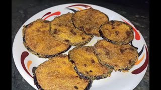 वांग्याचे काप !! Baingan Fry Recipe !! kokankanya Saistra