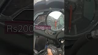 Rs200 abs bs6 modal 2022 bike metr review #rs200 abs bike segmet#new #shortsvideo #rs #bajaj #all