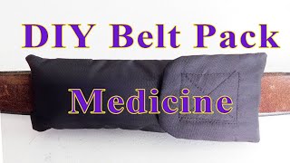 DIY How to Sew Belt Pouch Generic Epipen Holder Pack Can Also Hold Sketching Pencils Adrenaclick