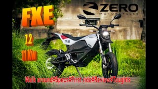 ZERO FXE 7.2 11Kw 2022 / 125cc achterpoort @ Schokaert Review#testride​#specs​​#toughts​​​#ridealong