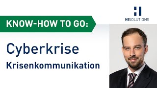 Know-how to go - Cyberkrise: Krisenkommunikation