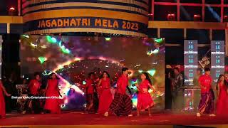 Jagadhatri Mela Bhanjpur Baripada Santali Stage  Group Dance Video 2023