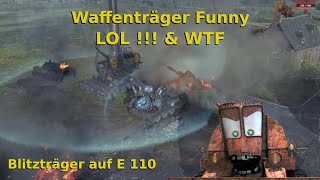 WOT Waffenträger Funny - 21.4K DMG & 17 Kills in Redshire || Funny Moments || Blitzträger auf E 110