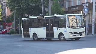 This bus was made in Ukraine in Cherkassy. City bus with low floor ISUZU Ataman A092H6