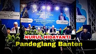 QORIAH NURUL HIDAYANTI ACARA MAULID NABI PANDEGLANG BANTEN