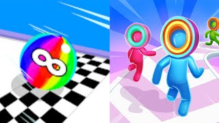 Layer Man Run 3d vs Ball Run Infinity / All Levels Android, Max Levels Games