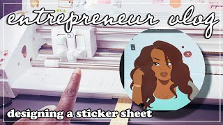 VLOG | DESIGNING A PLANNER STICKER SHEET IN ADOBE ILLUSTRATOR | TAWANA SIMONE✿