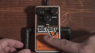 GEAR NERDS - EHX Op Amp Big Muff π fuzz distortion pedal demo (no talking)