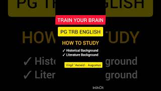 #pgtrbenglish #pgtrb #pgtrblatestnews #governmentjobs #exam #examenglish #trb #pgtrbstudy