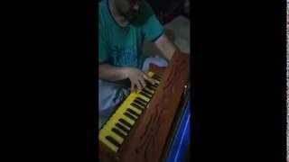 Rahat ali khan playing #harmonium at home practice