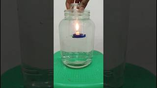 amazing scientific experiment 😱😱 / amazing scientific experiment to a Jar 🫙 and candle 🕯️#shorts