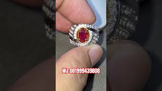 Red ruby burma Heat A 1,08crt / gemstone / batu permata / jewelry / koleksi / jewelry / sapphire