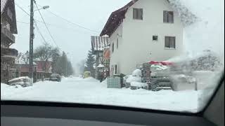 Michelin Crossclimate SUV in snow on a Mercedes GLK 220d 4Matic