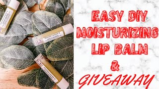 Easy DIY Lip Balm & Giveaway! @TheOilyLife