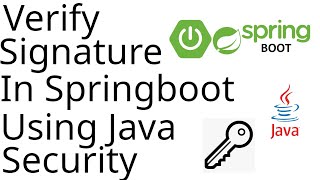 How to verify signature in springboot using java cryptoghraphy