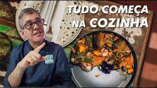 TUDO COMEÇOU NO LUGAR ONDE TUDO COMEÇA, NA COZINHA EM PORTUGAL.