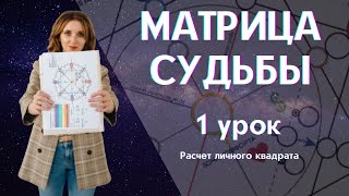 Матрица судьбы - 1 Урок бесплатного марафона - Расчет личных энергий