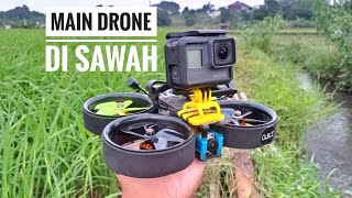 Main Drone Disawah Sawah | Kampung Bulak Cinangka Depok