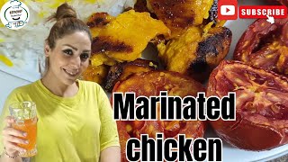 Marinated Chicken Recipe | Oven-Baked with Saffron| bitachef