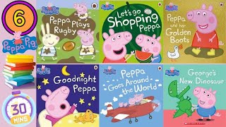 30min Peppa Pig Read Aloud 6 Books Kids Reading Adventures