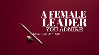 A Female Leader You Admire | Latest IELTS Speaking Topic