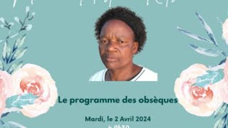 HOMMAGE A NOTRE PRÉCIEUSE SOEUR FELISTENCE      QUE TON ÂME REPOSE EN ☮️ PAIX