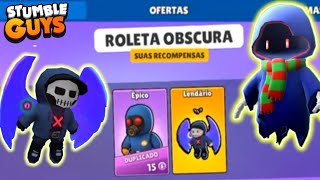 Nova no STUMBLE GUYS a Roleta Obscura Skin lendária