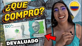 EN CHILE🇨🇱 ¿QUÉ COMPRO CON $100 mil PESOS COLOMBIANOS🇨🇴 | PESOS COLOMBIANOS en chile🇨🇱