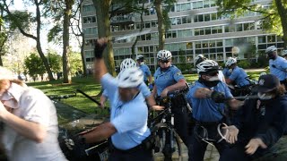 Police beating peaceful protesters at a George Floyd protest in Philadelphia