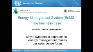 Energy Management System (EnMS) as a Business Case