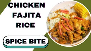 Chicken Fajita Rice Recipe By Spice Bite