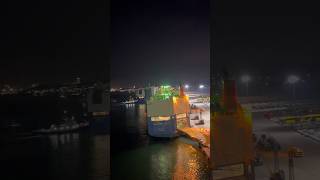 Ship Navigation Bridge, Wheel House, Night View #shorts