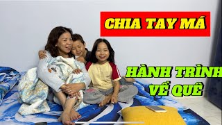 Chia tay má nuôi trong lưu luyến, cuộc hành trinh trở về quê của Tài Tí Tẹo và Bé Hạt Tiêu