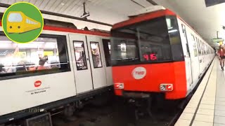 🌍 Metro in Barcelona, trains in the metro / Leo Trains