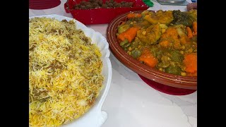 HOW TO MAKE EASY AND QUICK BIRYANI/// IN ENGLISH// IN ARABIC