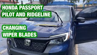 Honda passport wiper blades replacement