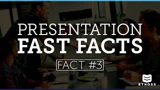 Presentation Fast Fact #3: The Value of Presentation Skills