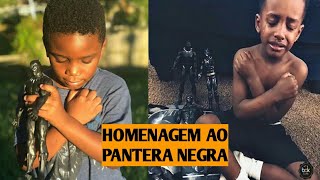 10 COMOVENTES CRIANÇAS QUE FIZERAM HOMENAGEM AO PANTERA NEGRA- #Vai com deus