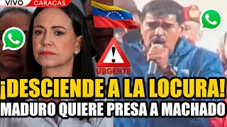 ¡URGENTE! MADURO QUIERE METER PRESA A MARIA CORINA MACHADO POR WHATSAPP | FRAN FIJAP