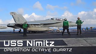 USS Nimitz Flight Operations in Indian Ocean