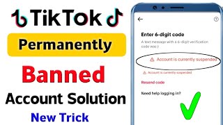 How to Recover Permanently Banned TikTok Account||TiKToK Account Permanently Banned Appeal