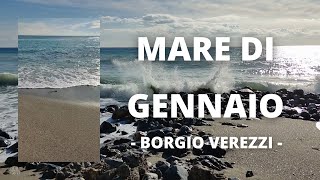 Mare di gennaio a Borgio Verezzi - Savona - Liguria - Italia - Italy