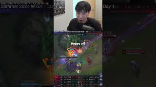 Doublelift Gets Confused By Poppy Ult