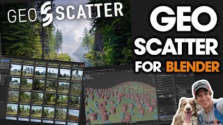 SCATTER OBJECTS in Blender! Getting Started with GeoScatter (Ep 1)