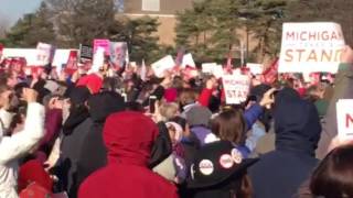 SAVE OUR HEALTHCARE RALLY - 1/15/17 Michigan w/Bernie Sanders