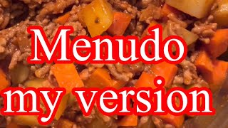 Menudo my version pilipino food! #genelyskitchen