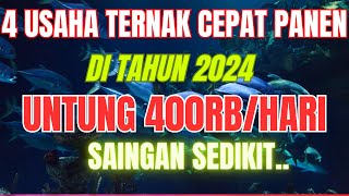 4 USAHA TERNAK YANG CEPAT PANEN UNTUNG 400 RIBU SEHARI YANG MENJANJIKAN! Peluang Usaha Peternakan